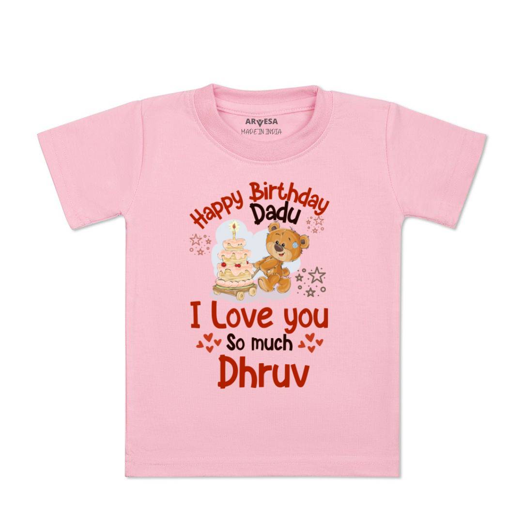 Arvesa Happy Birthday Dadu Baby Boy & Girl Dress