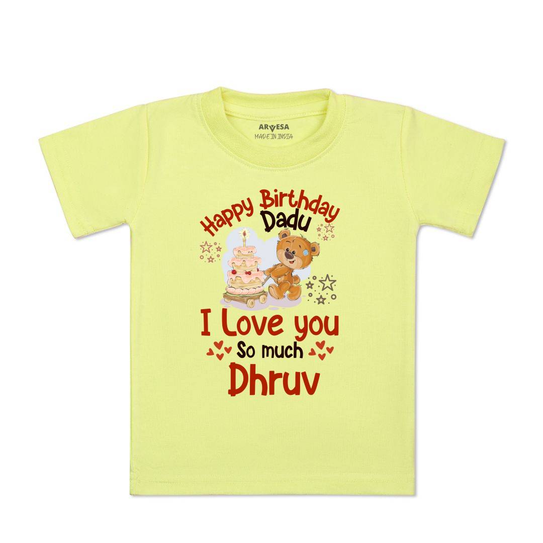 Arvesa Happy Birthday Dadu Baby Boy & Girl Dress