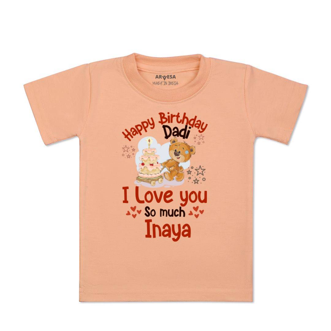 Arvesa Happy Birthday Dadi Baby Boy & Girl Dress