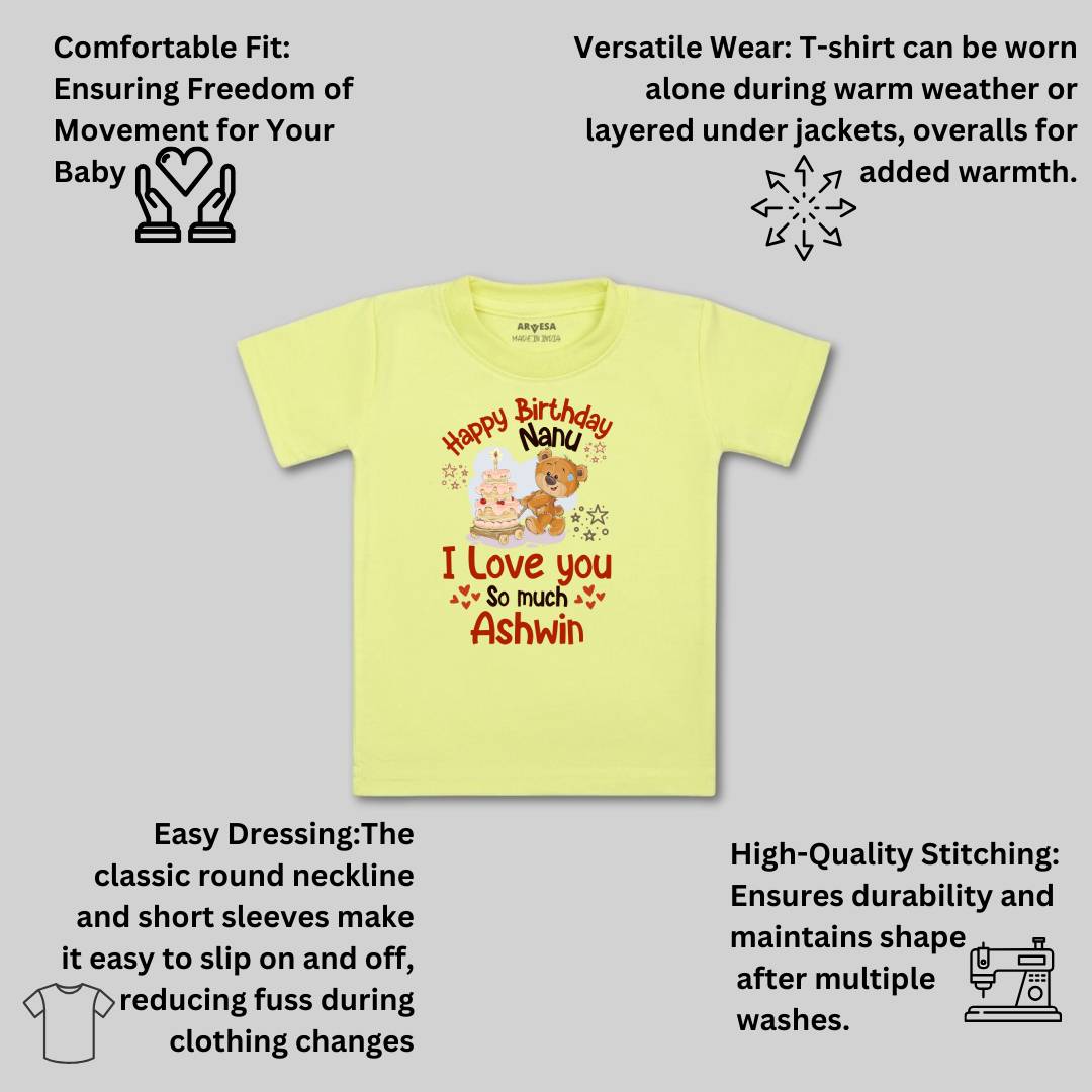 Arvesa Happy Birthday Nanu Baby Boy & Girl Dress