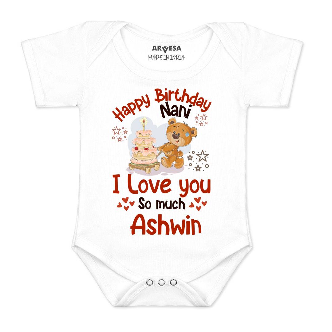Arvesa Happy Birthday Nani Baby Boy & Girl Dress