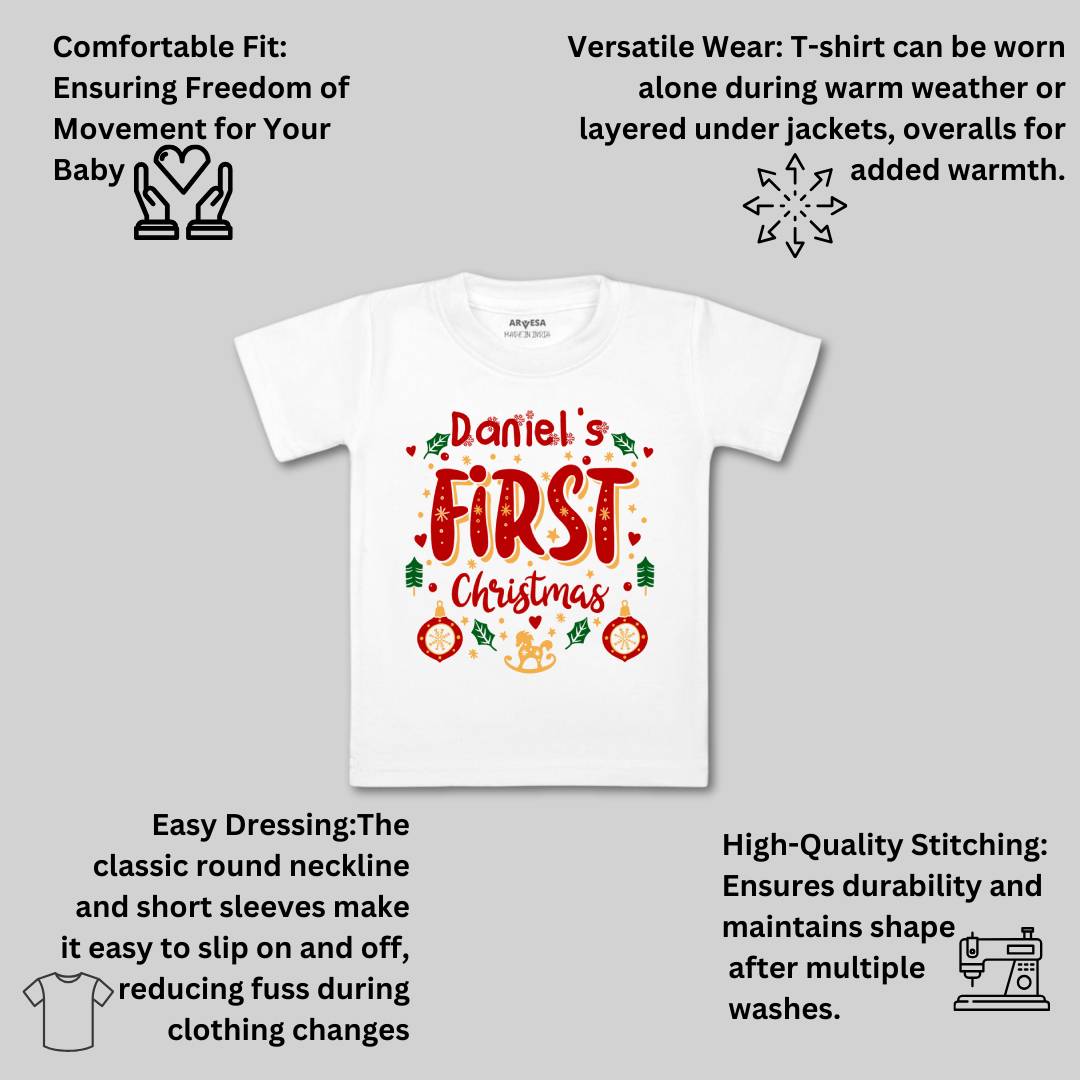 Arvesa My First Christmas Baby Boy & Girl Dress
