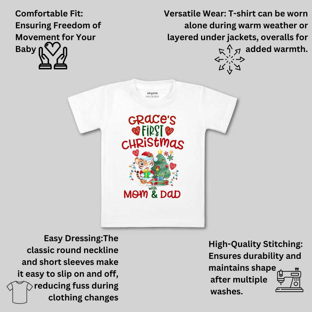 Arvesa My First Christmas Baby Boy & Girl Dress
