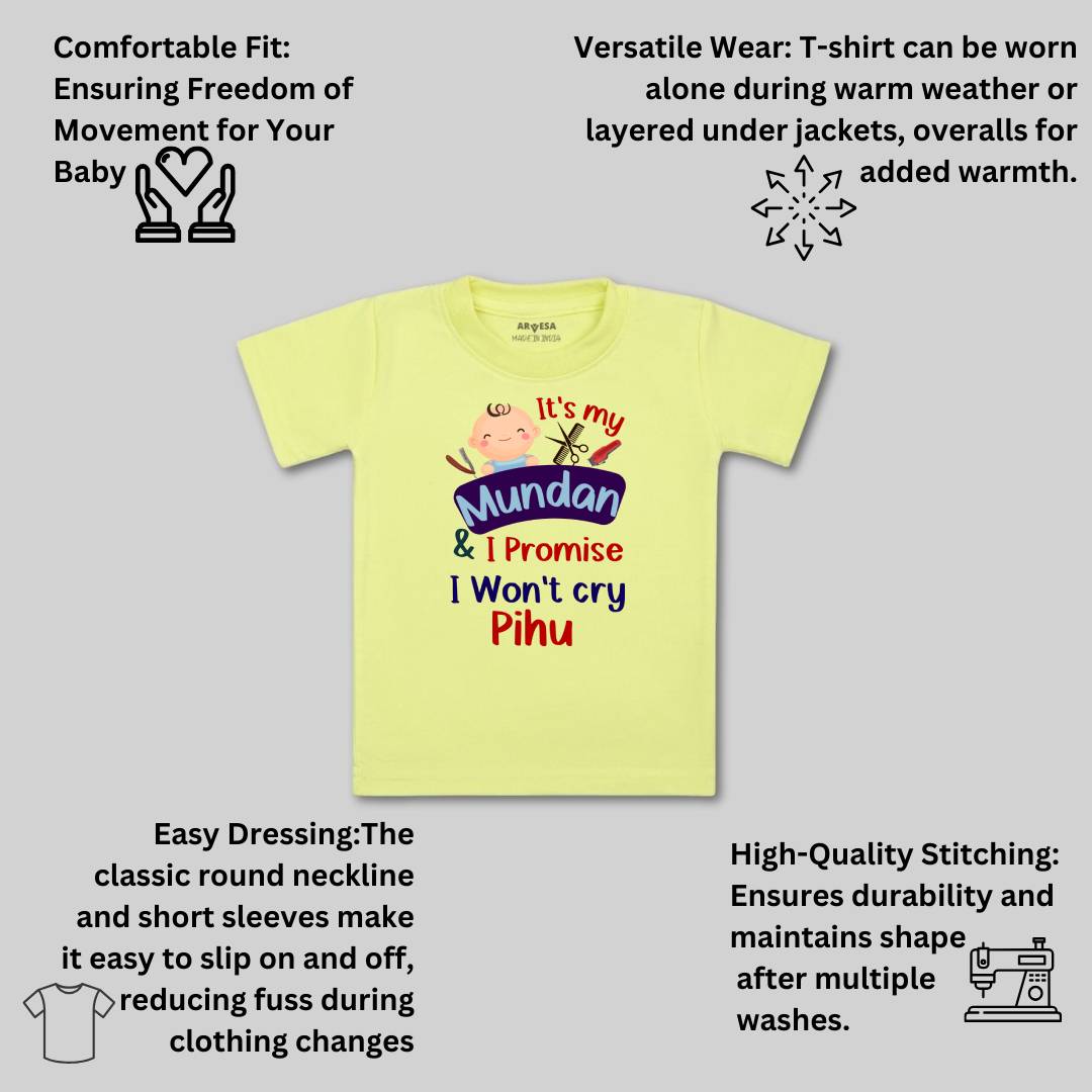 Arvesa I Promise I wont Cry Baby Boy & Girl Dress