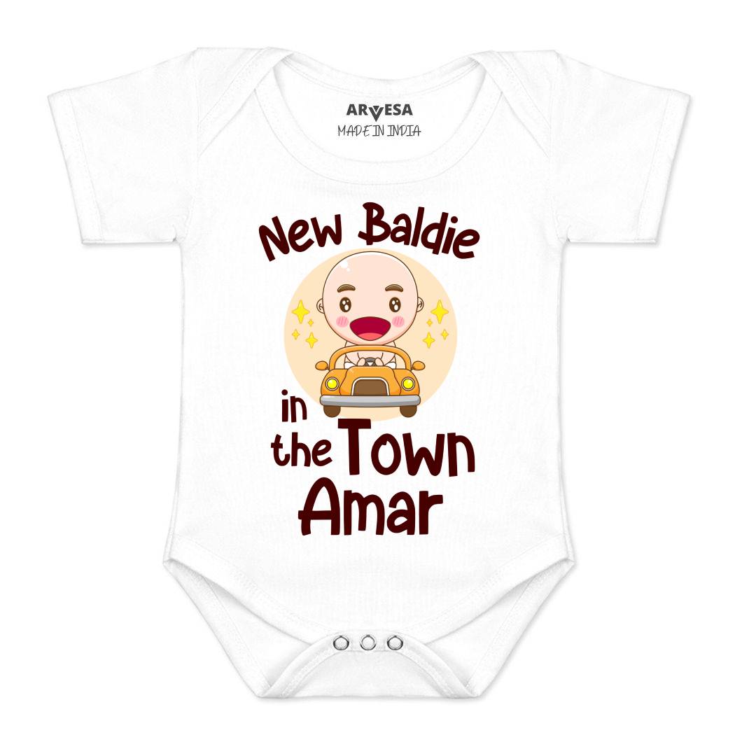 Arvesa New Baldie in The Town Baby Boy & Girl Dress