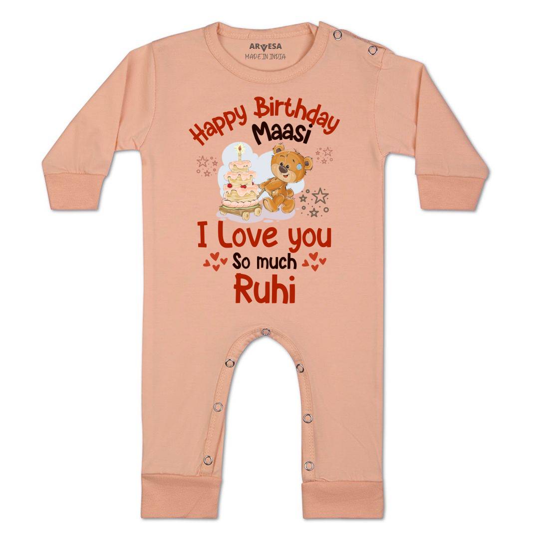 Arvesa Happy Birthday Maasi Baby Boy & Girl Dress