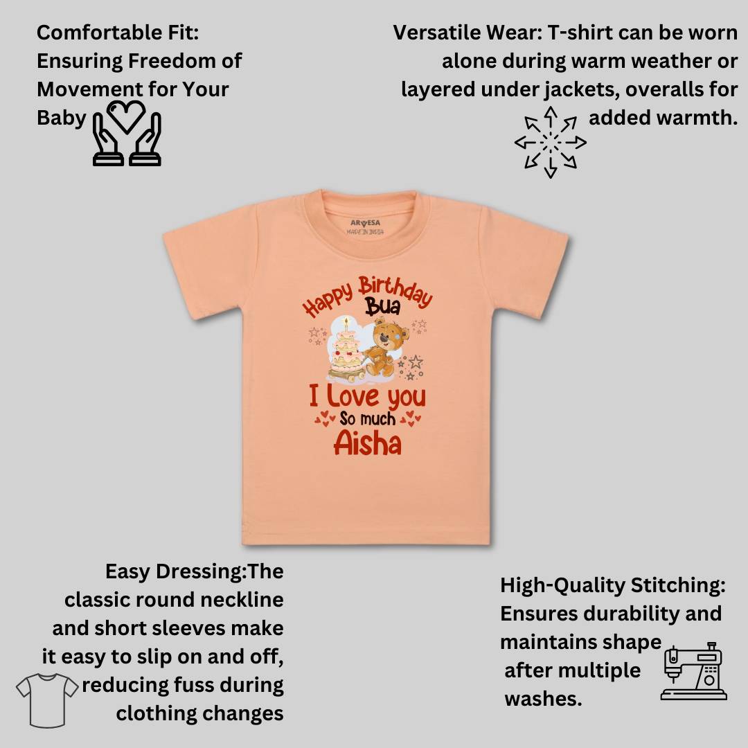 Arvesa Happy Birthday Bua Baby Boy & Girl Dress