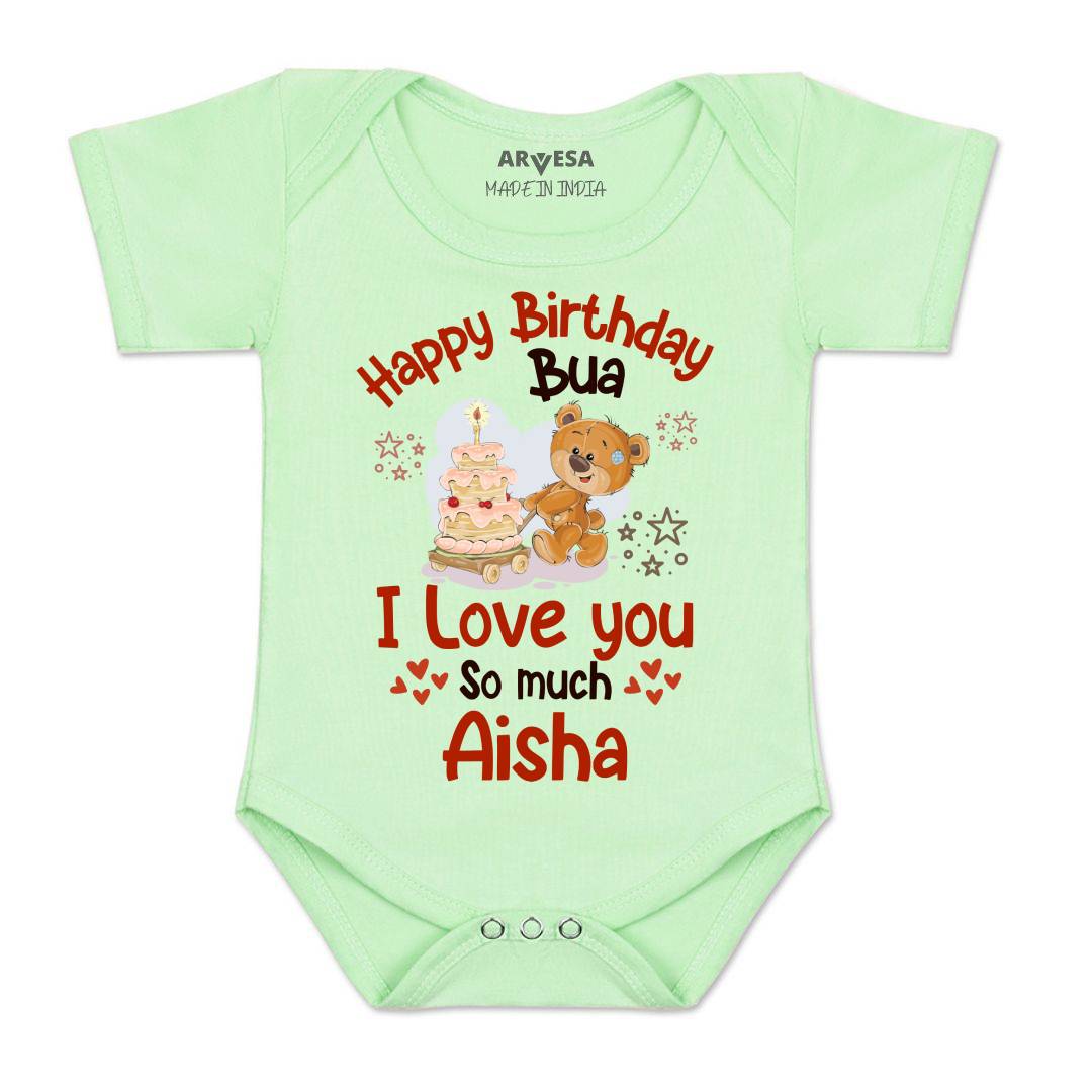Arvesa Happy Birthday Bua Baby Boy & Girl Dress