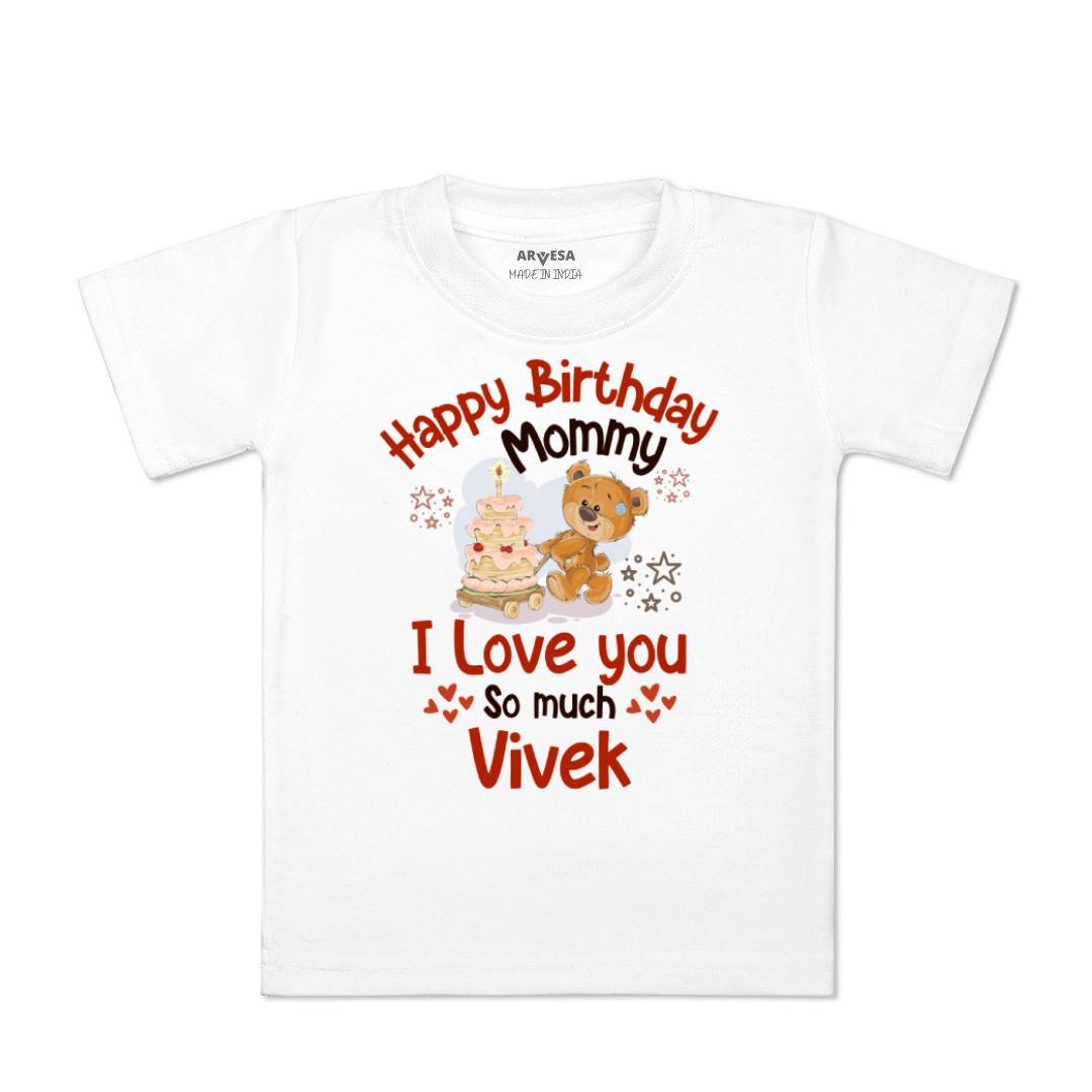 Arvesa Happy Birthday Mummy. I Love You So Much. Baby Boy & Girl Dress