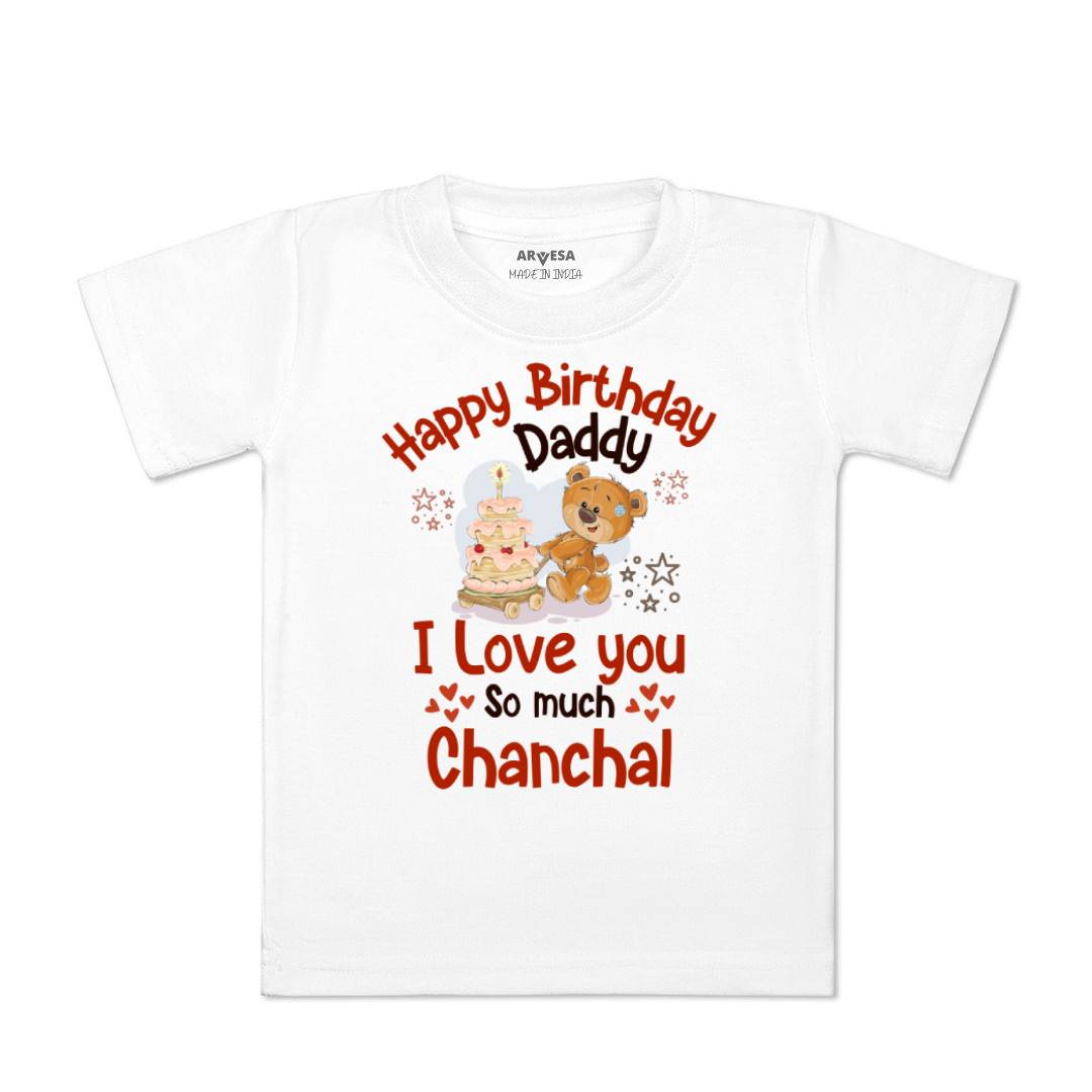Arvesa Happy Birthday Daddy. I Love You So Much. Baby Boy & Girl Dress