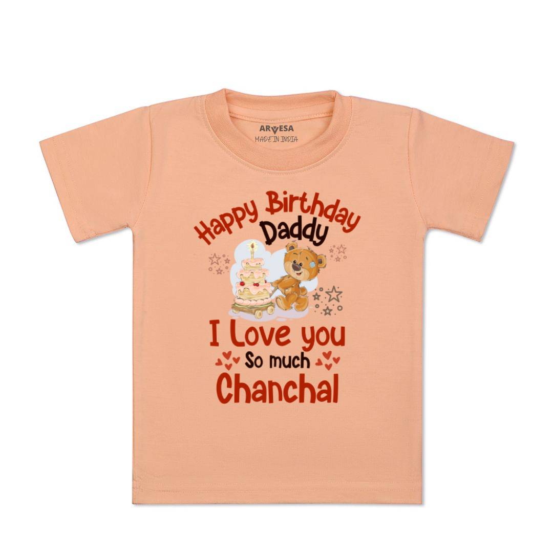 Arvesa Happy Birthday Daddy. I Love You So Much. Baby Boy & Girl Dress