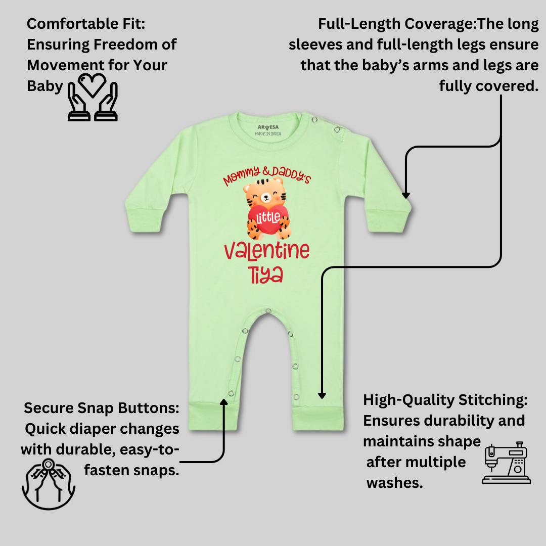 Arvesa Mommy And Daddy Valentine Baby Boy & Girl Dress
