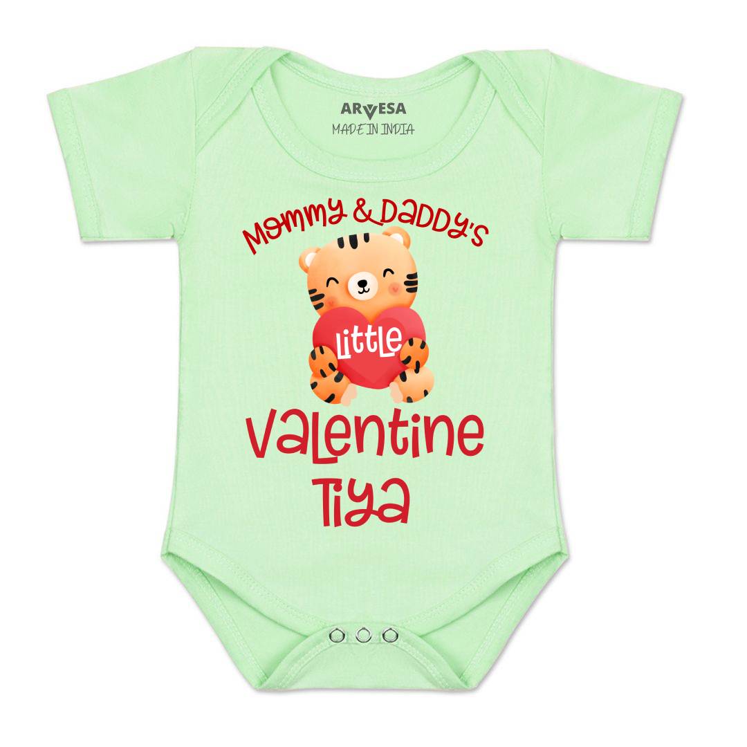 Arvesa Mommy And Daddy Valentine Baby Boy & Girl Dress