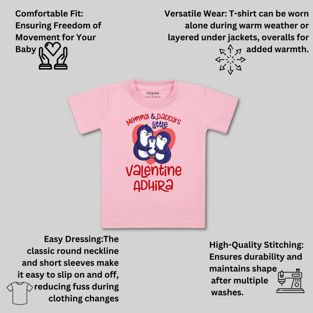 Arvesa Mommy And Daddy Little Valentine Baby Boy & Girl Dress