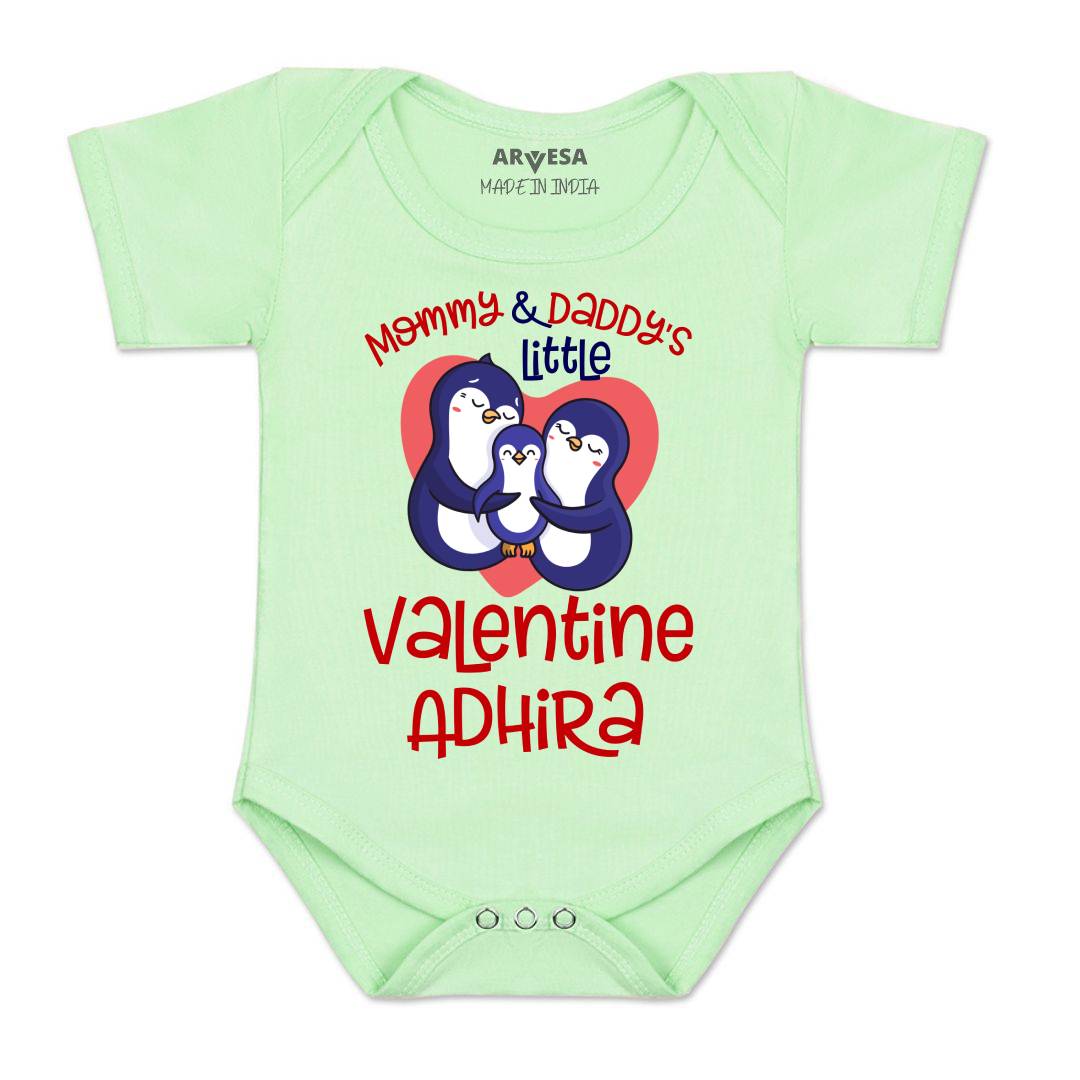 Arvesa Mommy And Daddy Little Valentine Baby Boy & Girl Dress
