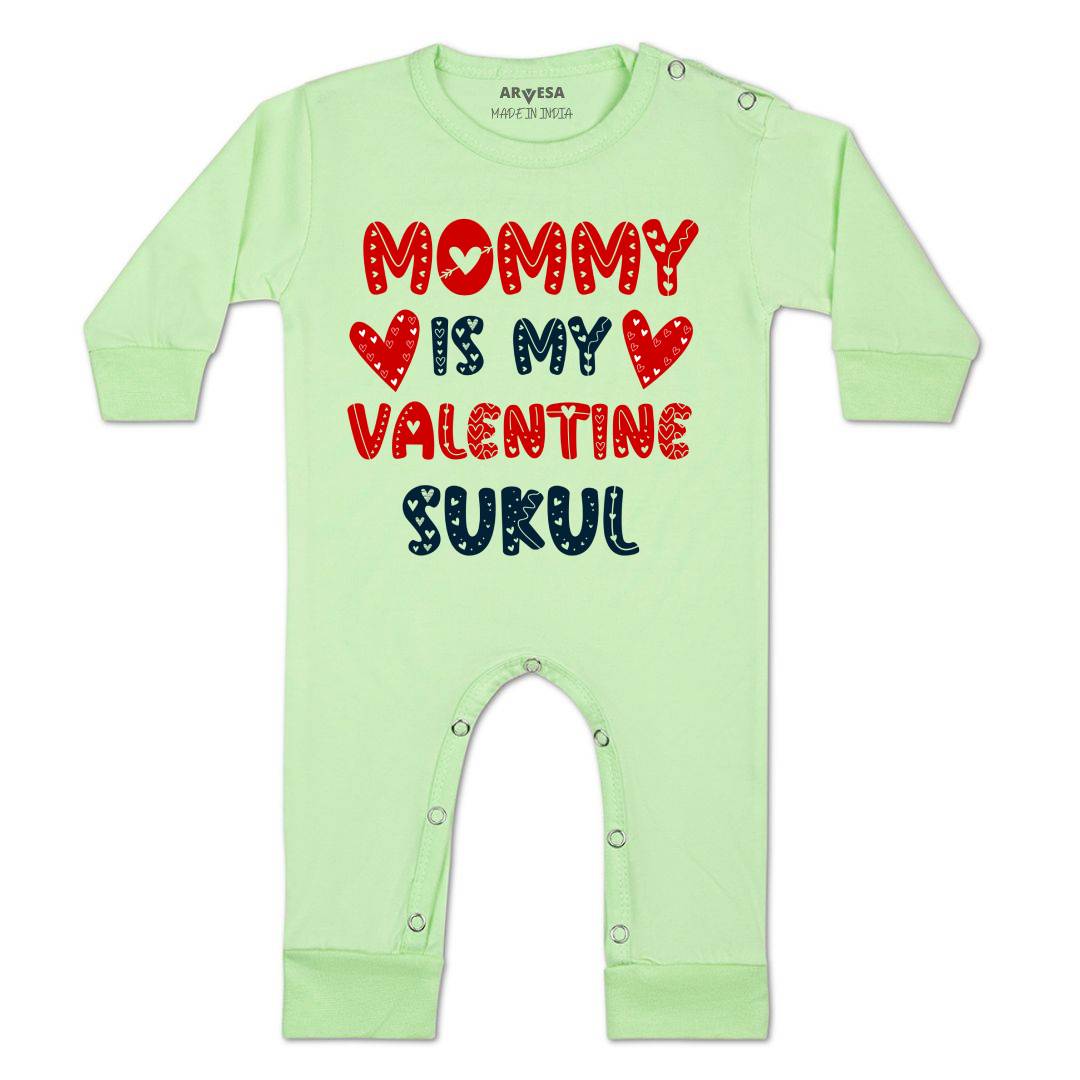 Arvesa Mom Is My Valentine Baby Boy & Girl Dress