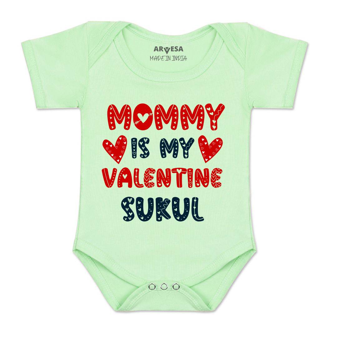 Arvesa Mom Is My Valentine Baby Boy & Girl Dress