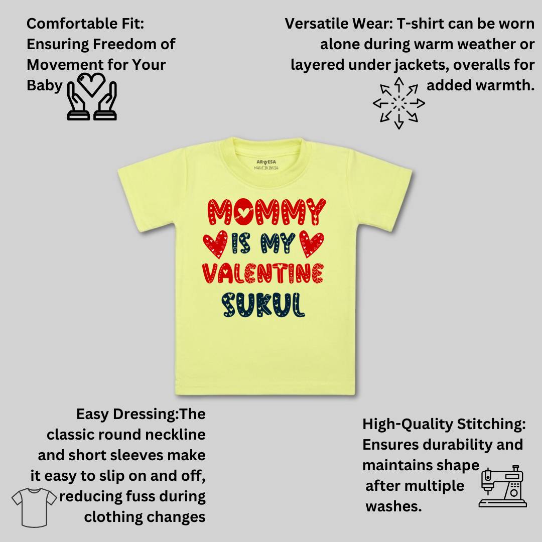Arvesa Mom Is My Valentine Baby Boy & Girl Dress