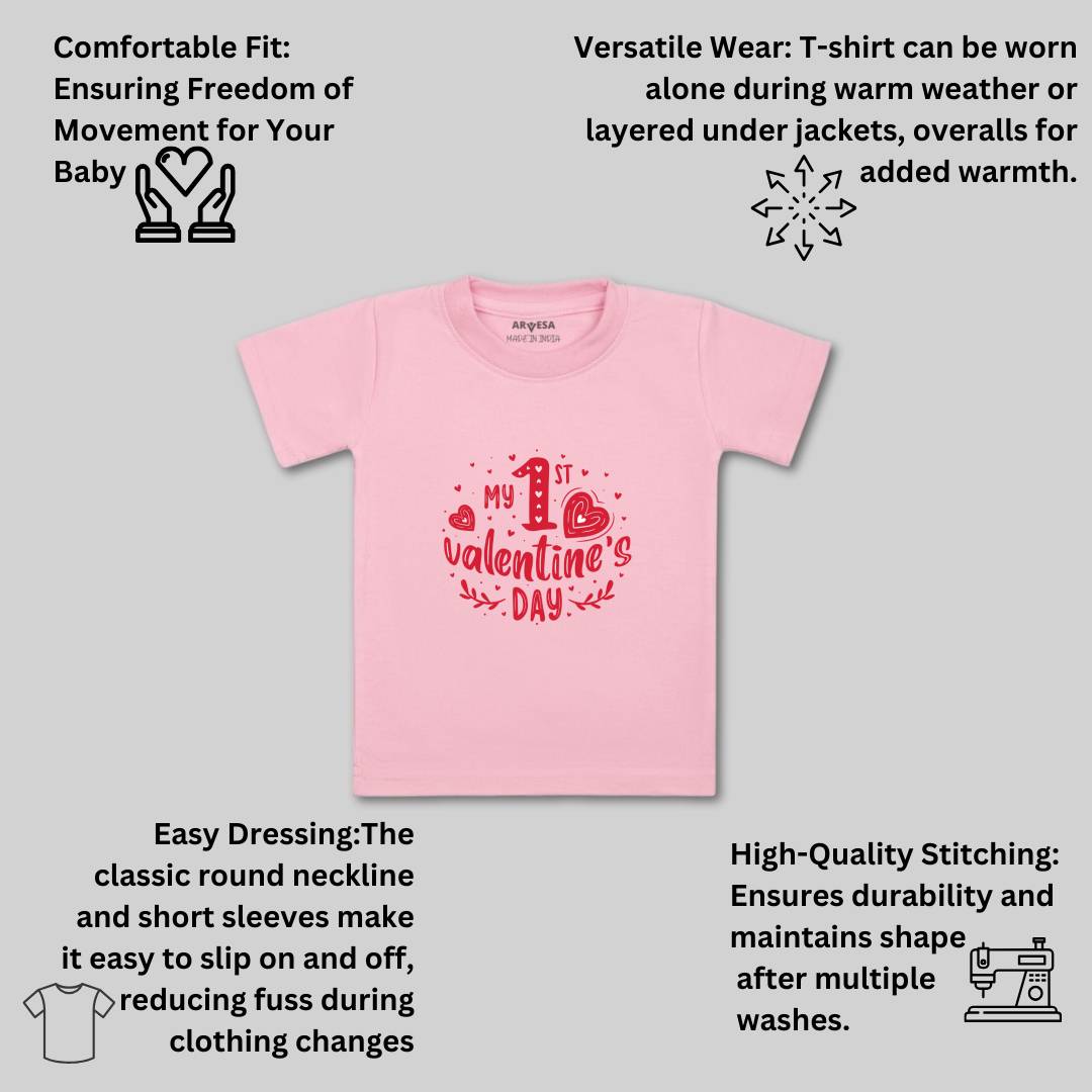 Arvesa Design-1319 Valentine My First Baby Boy and Baby Girl Dress .