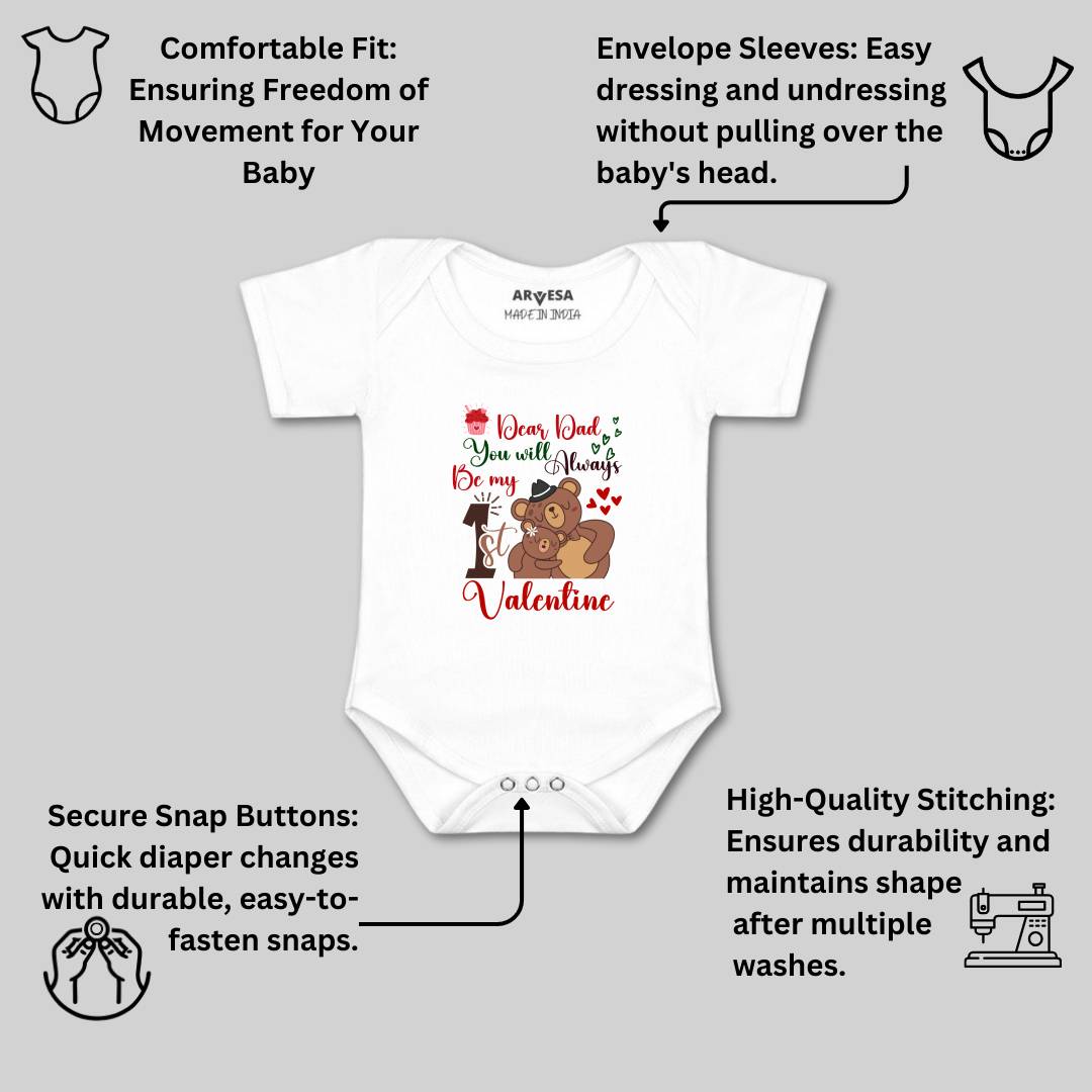 Arvesa Design-1321 Valentine My First Baby Boy and Baby Girl Dress .
