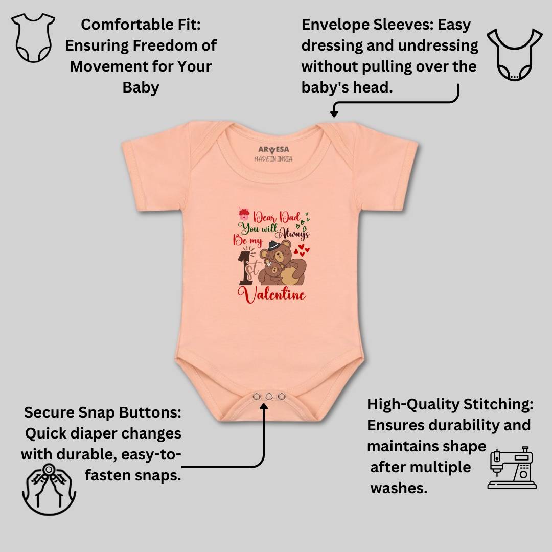 Arvesa Design-1321 Valentine My First Baby Boy and Baby Girl Dress .