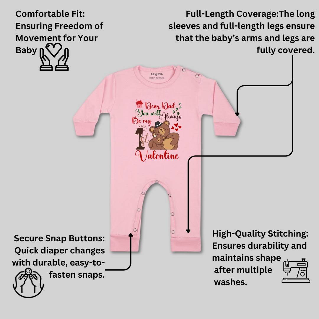 Arvesa Design-1321 Valentine My First Baby Boy and Baby Girl Dress .