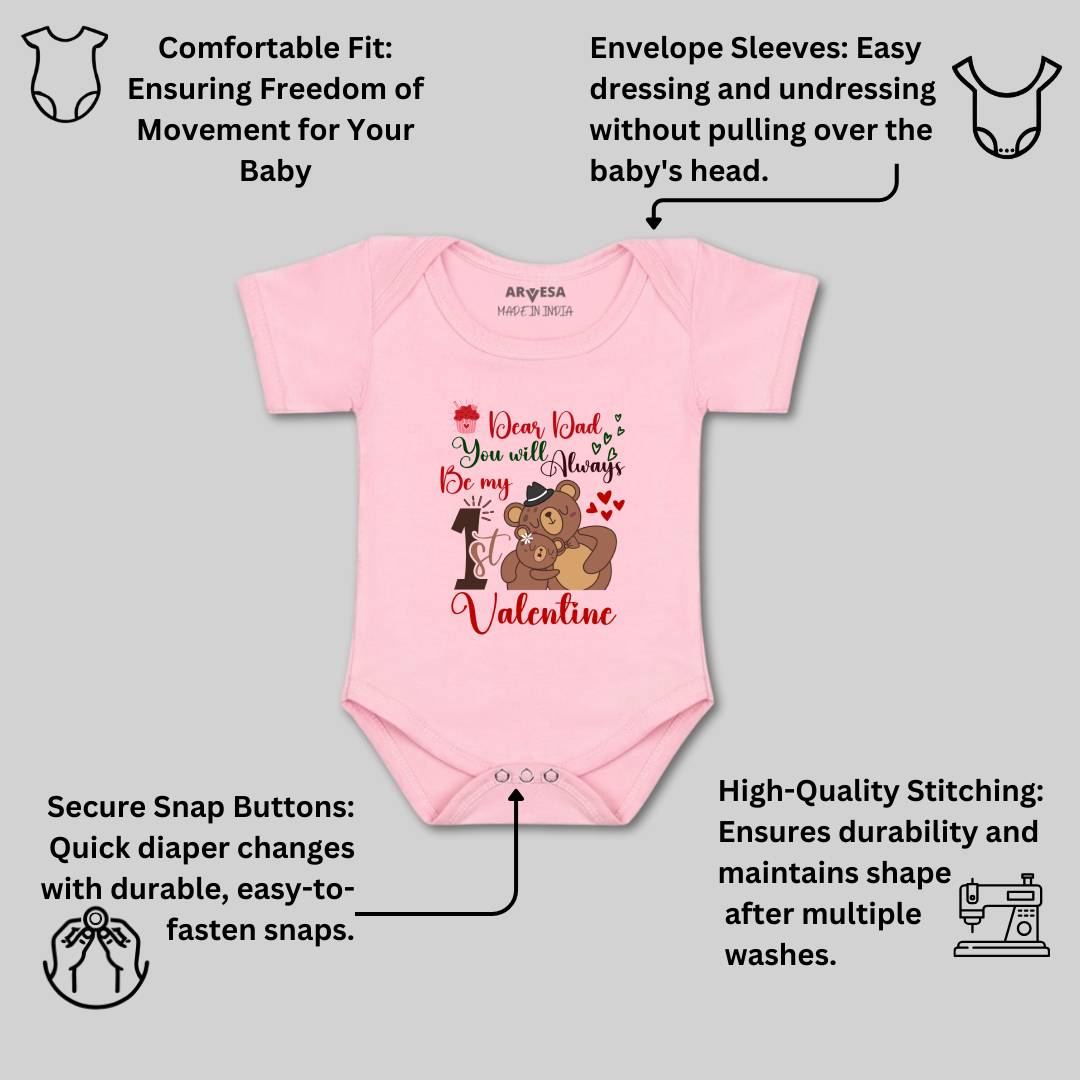 Arvesa Design-1321 Valentine My First Baby Boy and Baby Girl Dress .