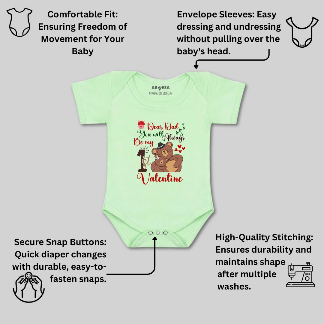 Arvesa Design-1321 Valentine My First Baby Boy and Baby Girl Dress .