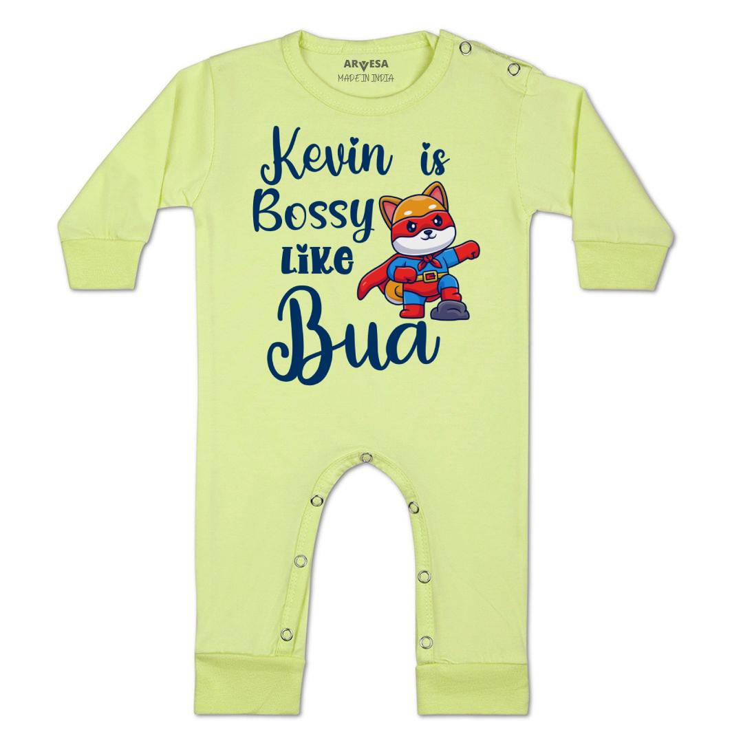 Arvesa Bossy Like My Bua Baby Boy & Girl Dress