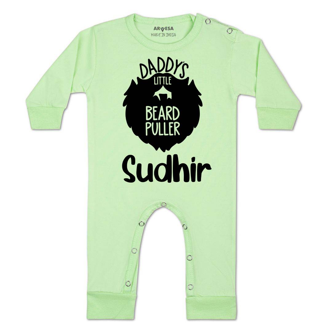 Arvesa Daddy Little Beard Puller Baby Boy & Girl Dress