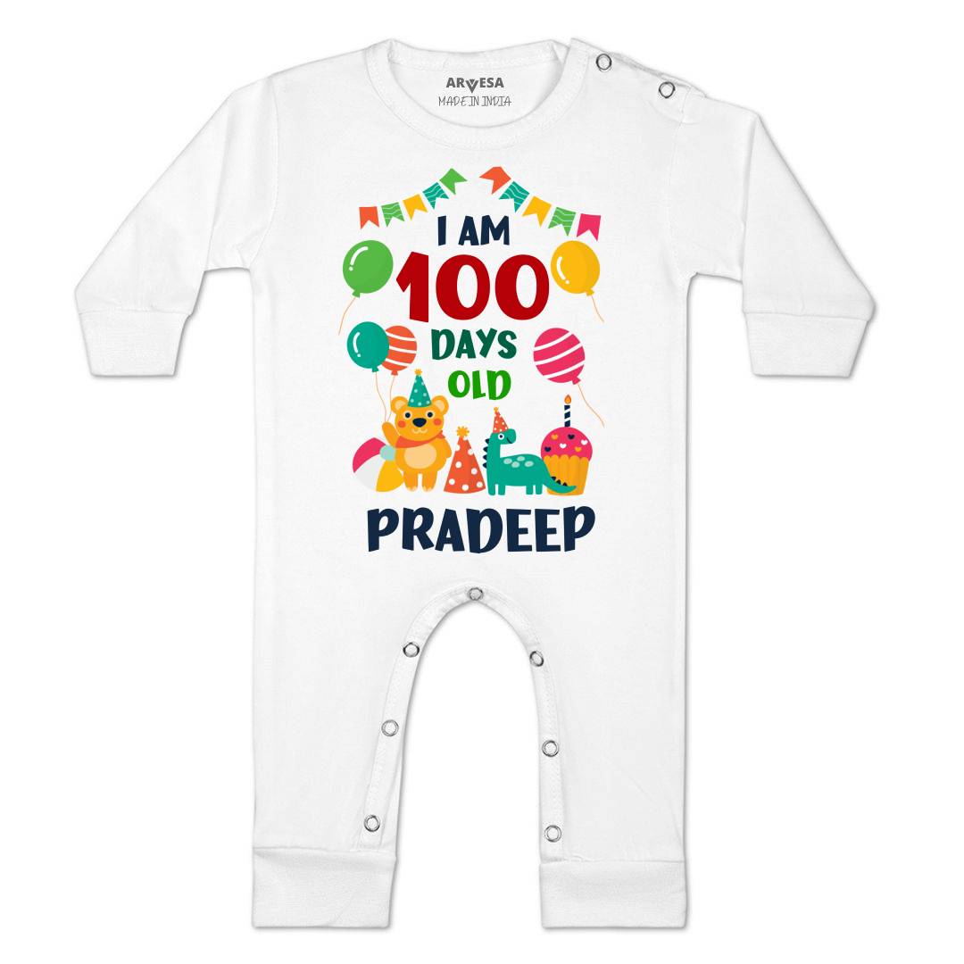 Arvesa 100 Days Birthday Baby Boy & Girl Dress