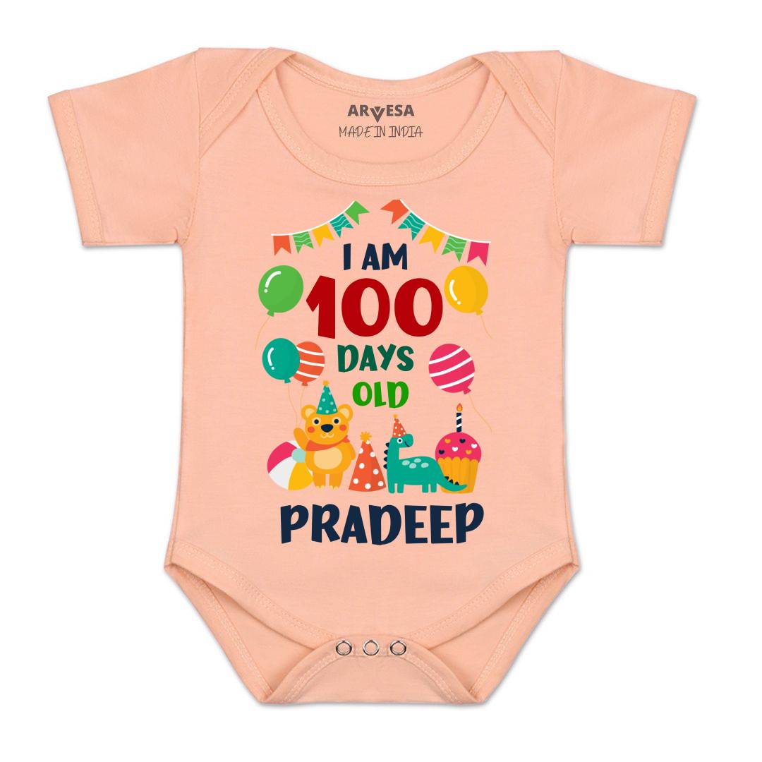 Arvesa 100 Days Birthday Baby Boy & Girl Dress