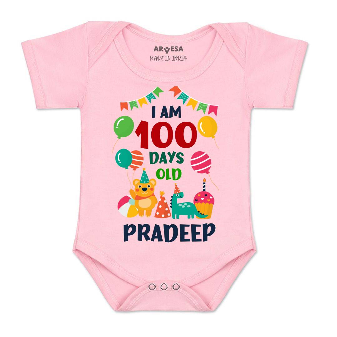 Arvesa 100 Days Birthday Baby Boy & Girl Dress