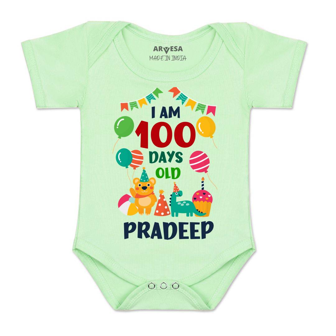 Arvesa 100 Days Birthday Baby Boy & Girl Dress