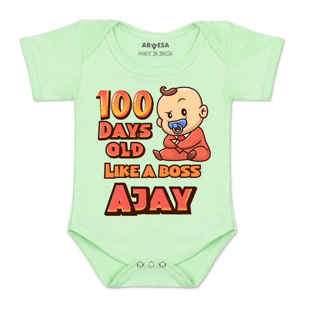 Arvesa 100 Days Birthday Baby Boy & Girl Dress