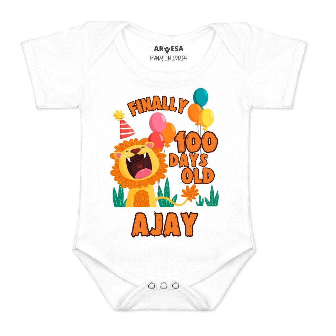 Arvesa 100 Days Birthday Baby Boy & Girl Dress