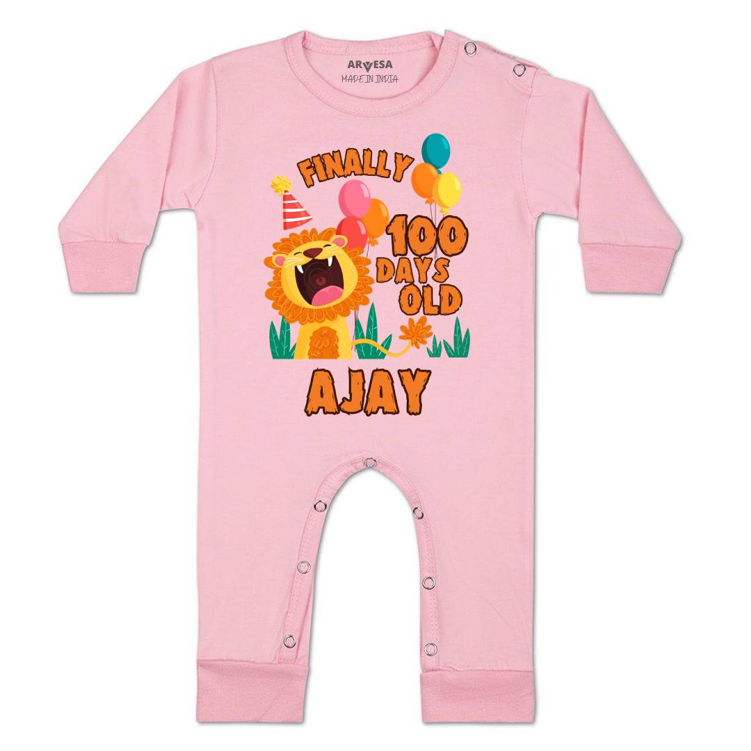 Arvesa 100 Days Birthday Baby Boy & Girl Dress