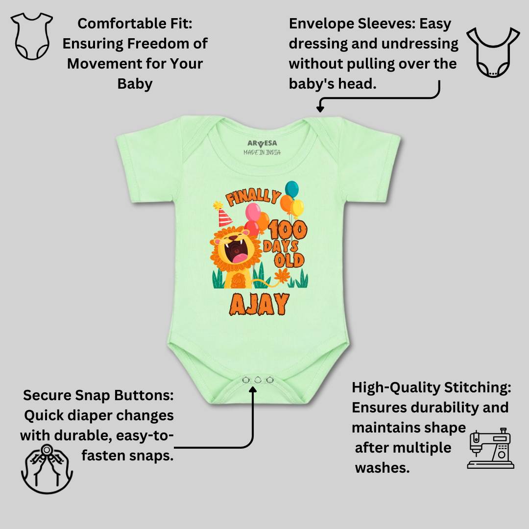 Arvesa 100 Days Birthday Baby Boy & Girl Dress