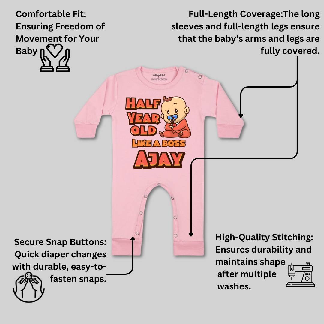 Arvesa Half Birthday Baby Boy & Girl Dress