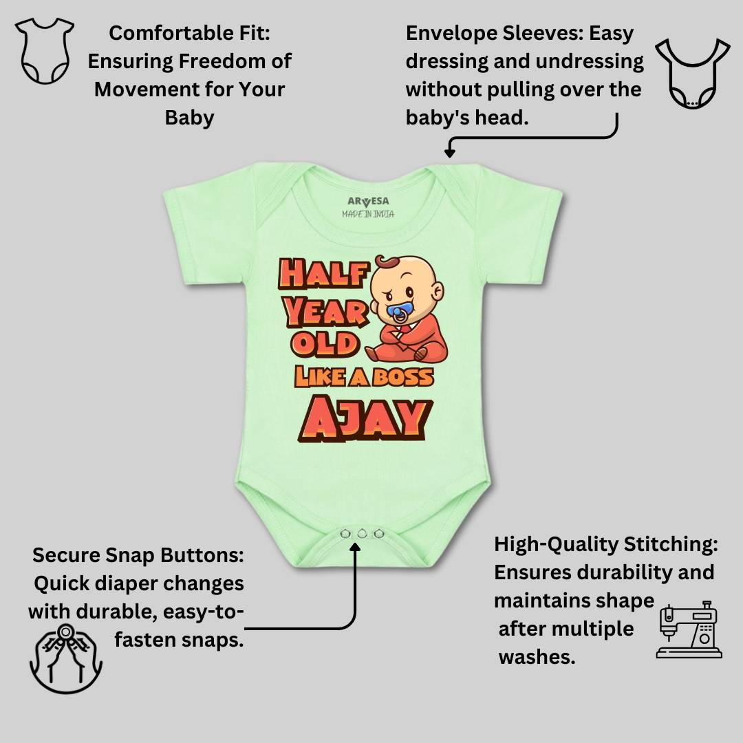 Arvesa Half Birthday Baby Boy & Girl Dress