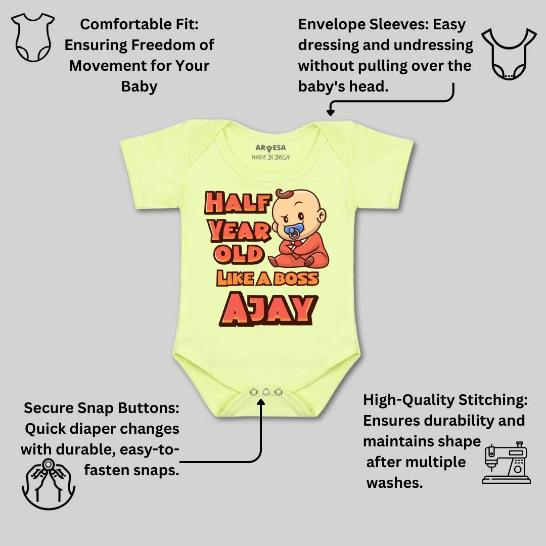 Arvesa Half Birthday Baby Boy & Girl Dress
