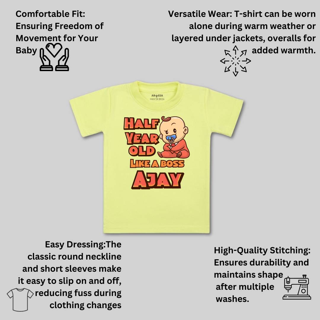 Arvesa Half Birthday Baby Boy & Girl Dress