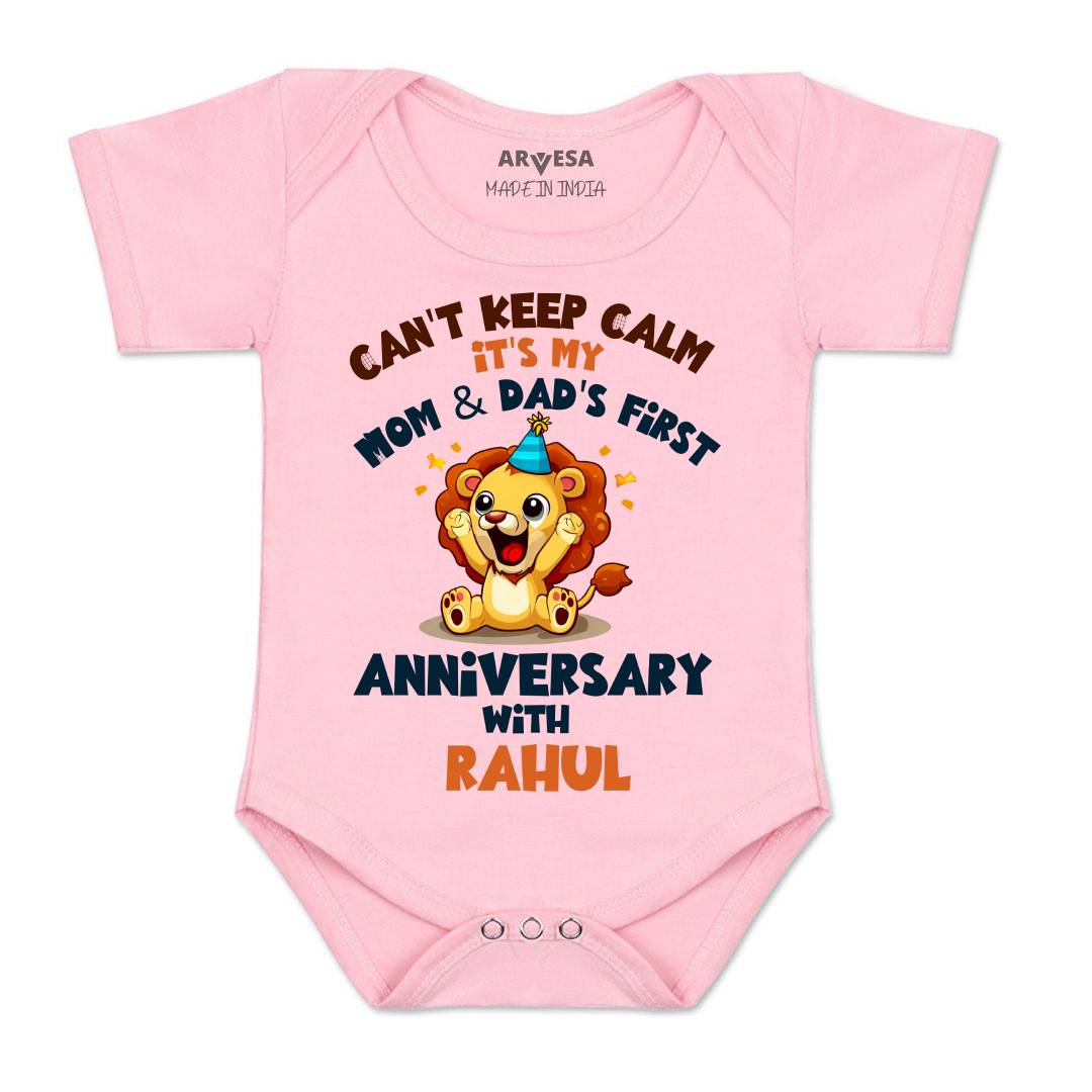 Arvesa Mom & Dad Anniversary With Me Baby Boy & Girl Dress