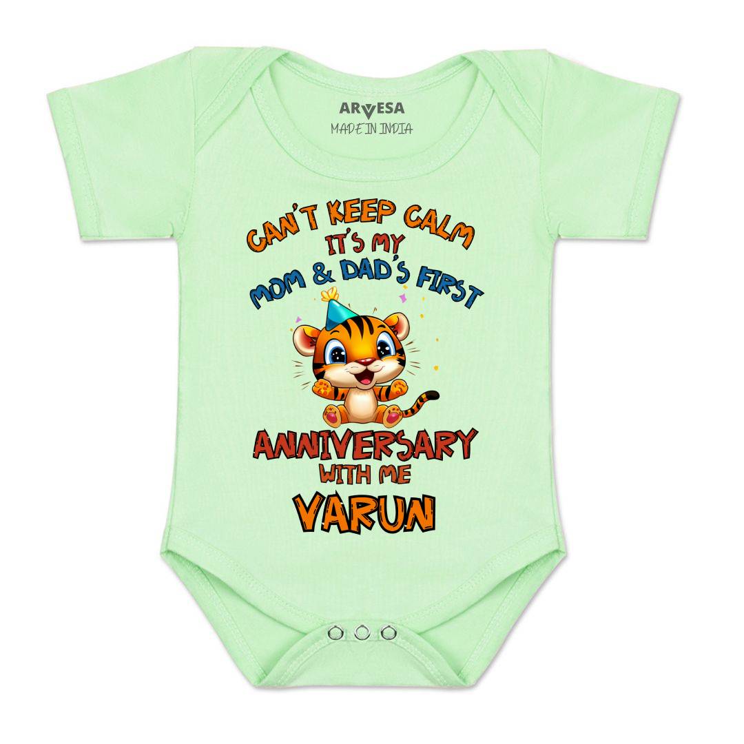 Arvesa Mom & Dad Anniversary With Me Baby Boy & Girl Dress