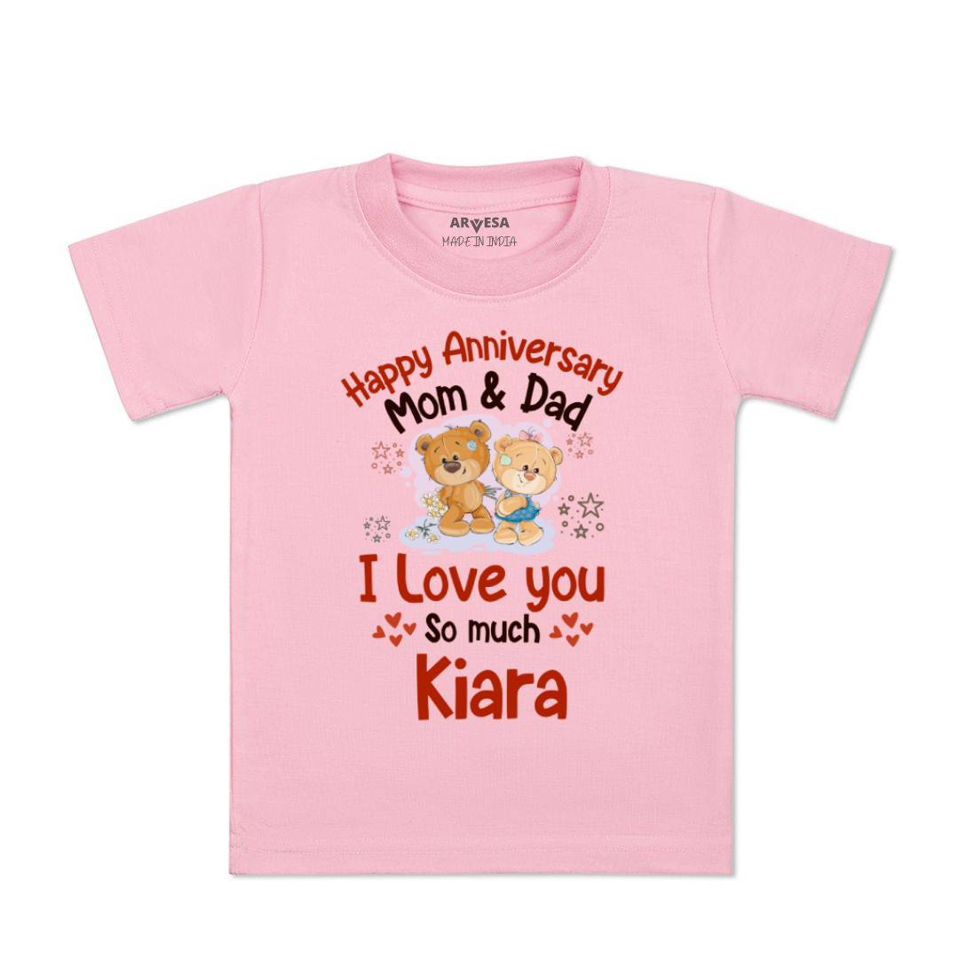 Arvesa Happy Anniversary Mom & Dad Baby Boy & Girl Dress