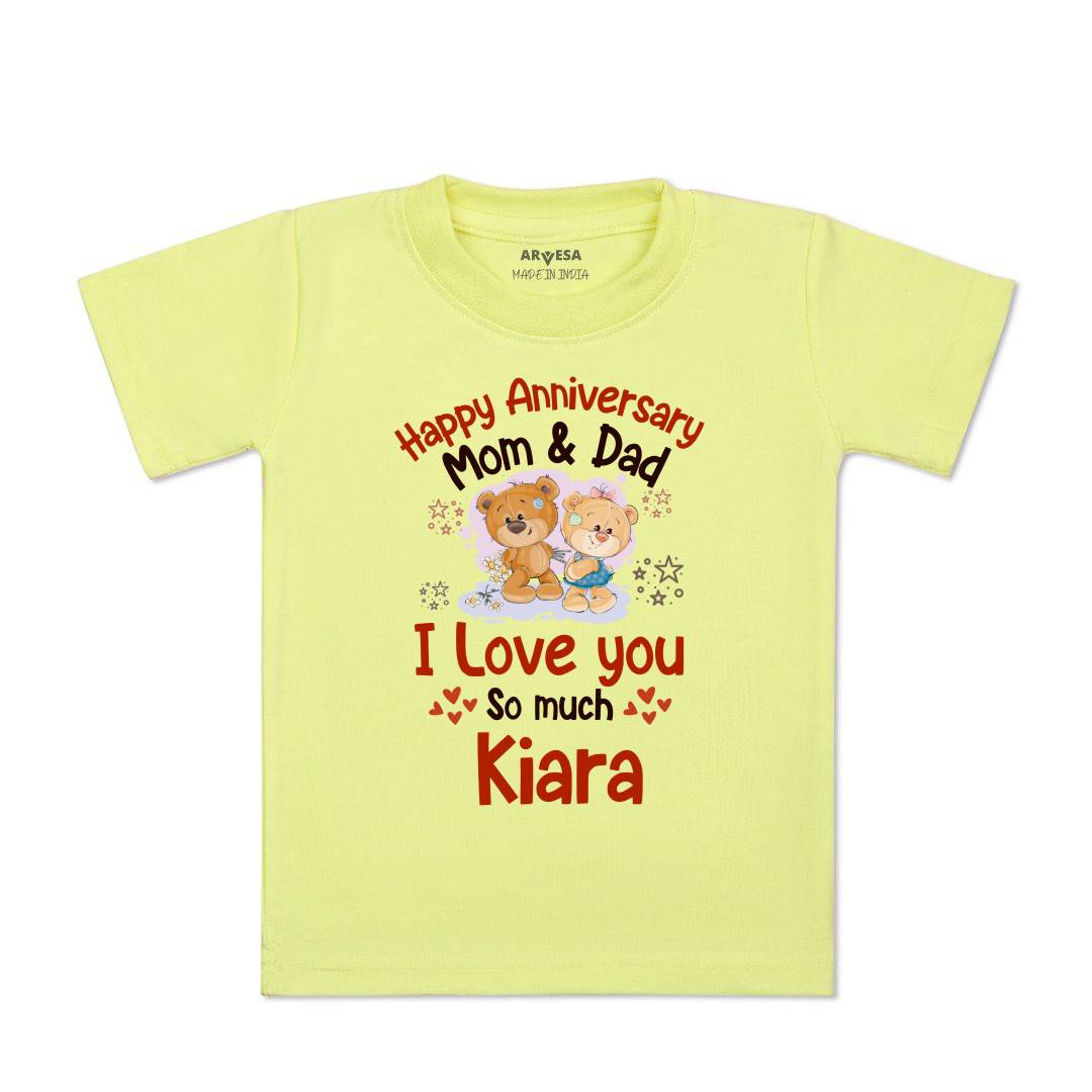 Arvesa Happy Anniversary Mom & Dad Baby Boy & Girl Dress