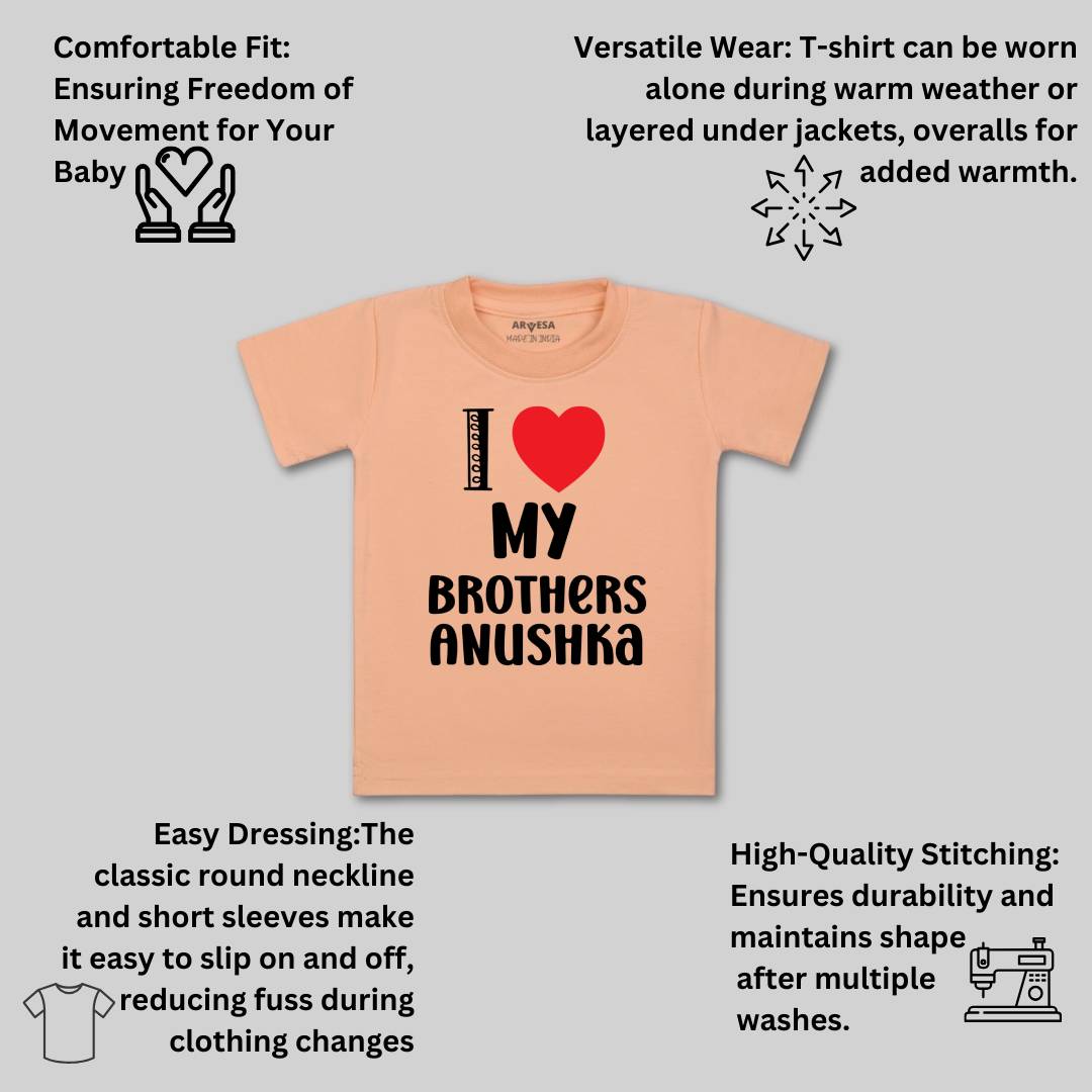 Arvesa I love My Brother Baby Boy & Girl Dress