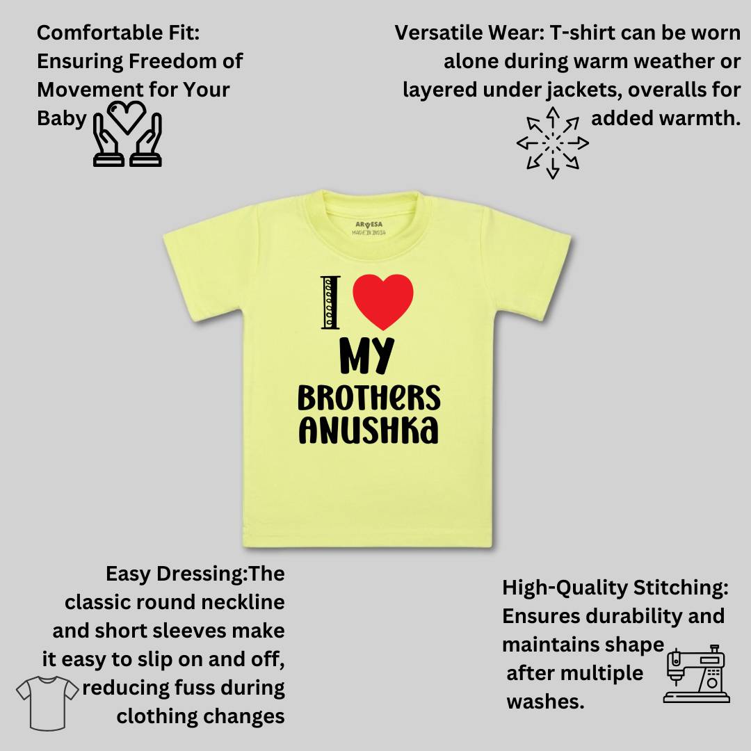 Arvesa I love My Brother Baby Boy & Girl Dress