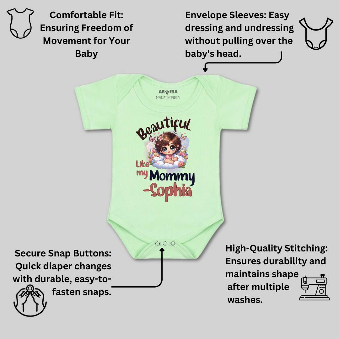 Arvesa Beautiful Like My Mommy Baby Boy & Girl Dress