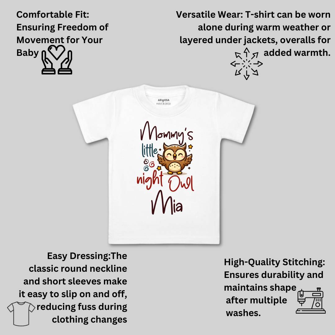 Arvesa Mommy Little Night Owl Baby Boy & Girl Dress